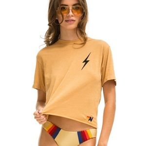 Aviator Nation Bolt boyfriend tee